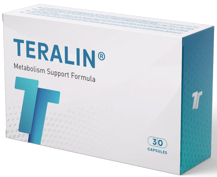 Boîte de Teralin Metabolism Support Formula